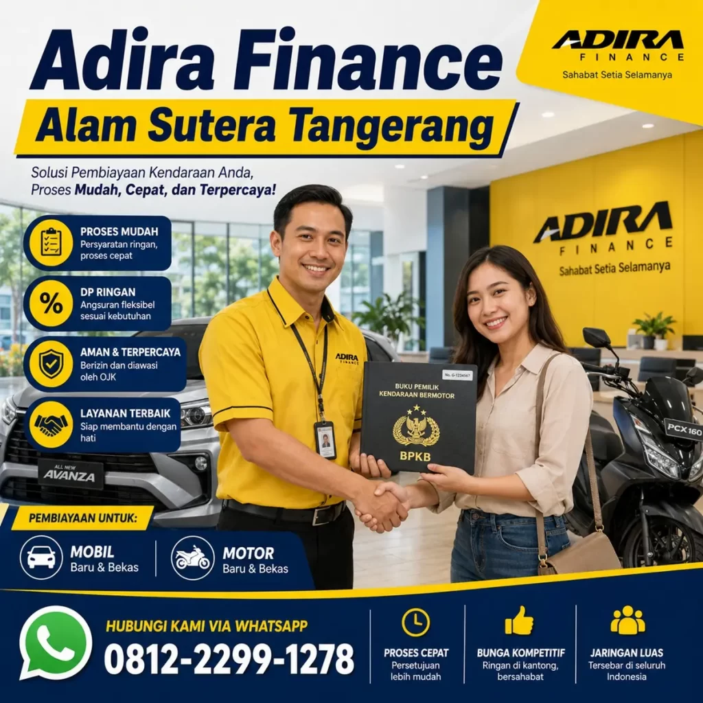 Adira Finance Alam Sutera Tangerang
